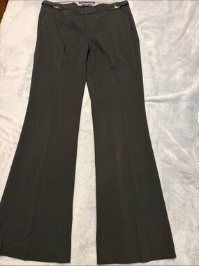 GAP Stretch Black Women's Straight Dress Pants with Waist adjustments